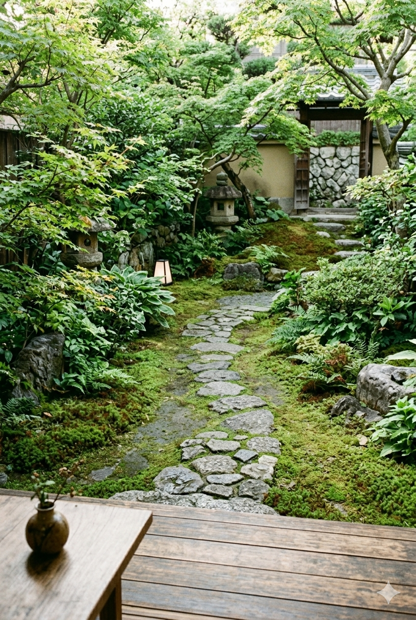喫茶空の日本庭園